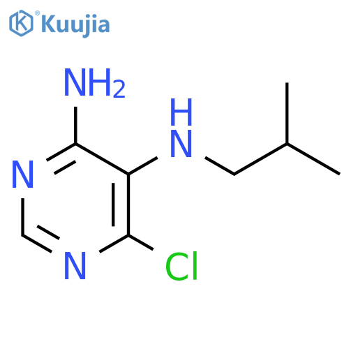 6-Chloro-N*5*-isobutyl-pyrimidine-4,5-diamine structure