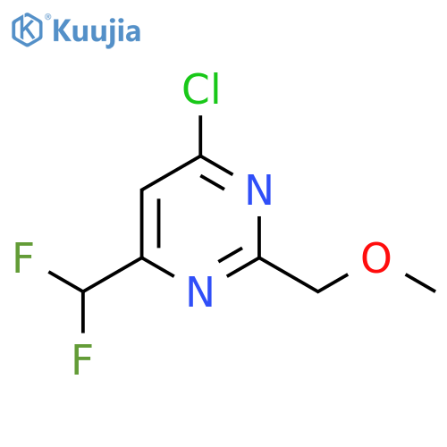 4-Chloro-6-difluoromethyl-2-methoxymethyl-pyrimidine structure