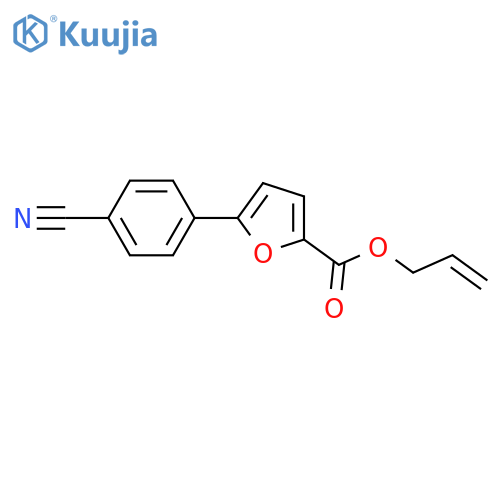 5-(4-Cyano-phenyl)-furan-2-carboxylic acid allyl ester structure