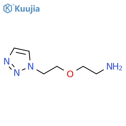 2-2-(1H-1,2,3-triazol-1-yl)ethoxyethan-1-amine structure