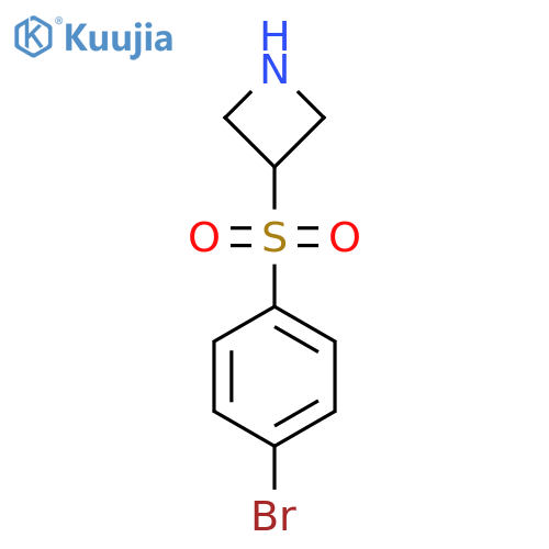 3-(4-bromobenzenesulfonyl)azetidine structure