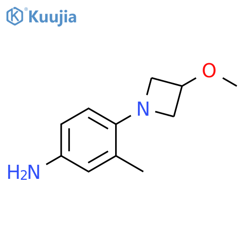 4-(3-methoxyazetidin-1-yl)-3-methylaniline structure