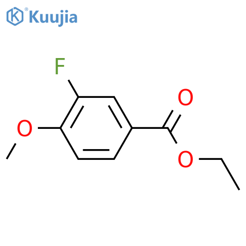 benzoic acid, 3-fluoro-4-methoxy-, ethyl ester structure