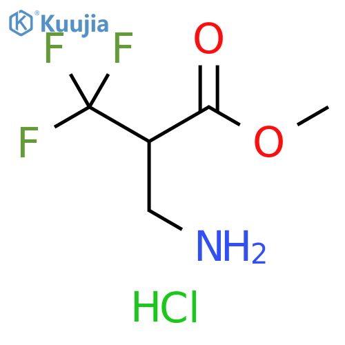METHYL 3-AMINO-2-(TRIFLUOROMETHYL)PROPIONATE HYDROCHLORIDE structure