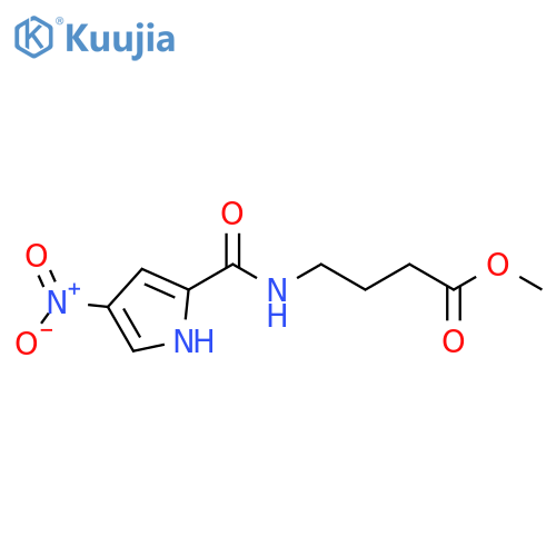 4-[(4-Nitro-1H-pyrrole-2-carbonyl)-amino]-butyric acid methyl ester structure