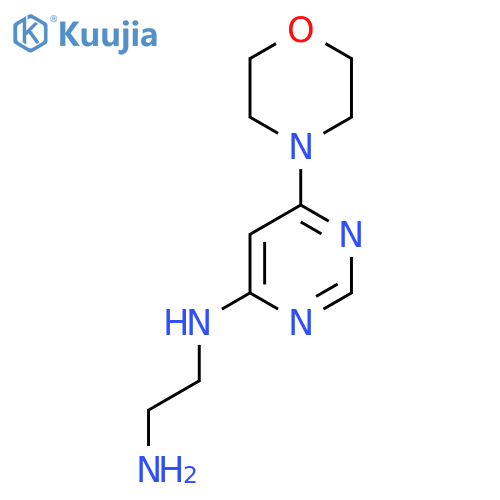 N1-(6-morpholinopyrimidin-4-yl)ethane-1,2-diamine structure