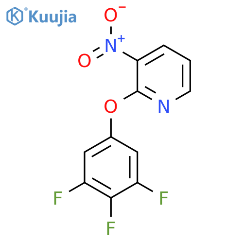 3-Nitro-2-(3,4,5-trifluorophenoxy)pyridine structure
