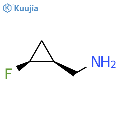 [(1S,2S)-2-fluorocyclopropyl]methanamine structure