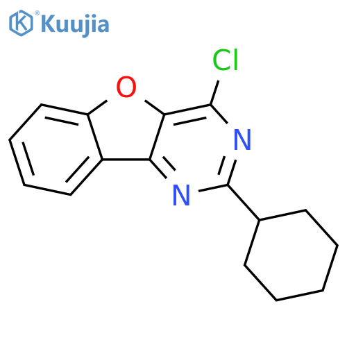 4-Chloro-2-cyclohexyl-benzo[4,5]furo[3,2-d]pyrimidine structure