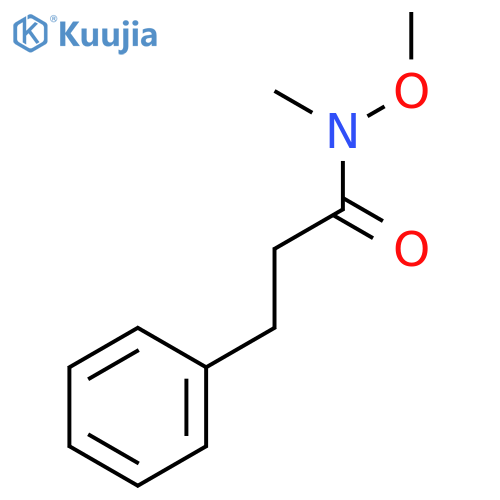 N-methoxy-N-methyl-3-phenylpropanamide structure
