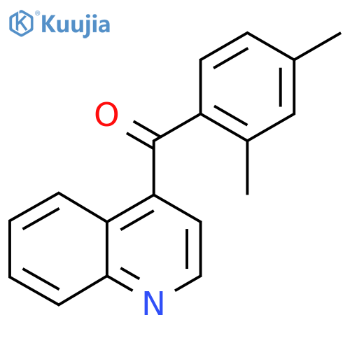 4-(2,4-Dimethylbenzoyl)quinoline structure