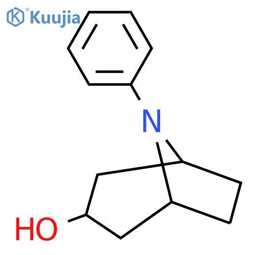 8-Phenyl-8-azabicyclo[3.2.1]octan-3-ol structure