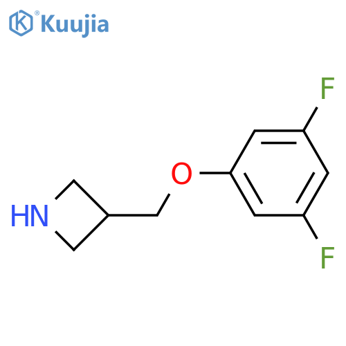 3-[(3,5-difluorophenoxy)methyl]azetidine structure