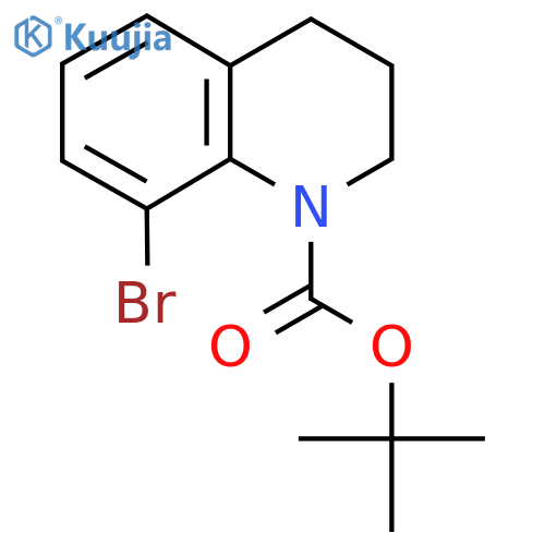Tert-Butyl 8-bromo-3,4-dihydroquinoline-1(2H)-carboxylate structure