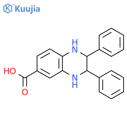 2,3-Diphenyl-1,2,3,4-tetrahydroquinoxaline-6-carboxylic acid structure