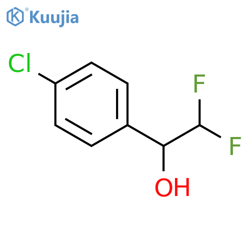 1-(4-chlorophenyl)-2,2-difluoroethan-1-ol structure
