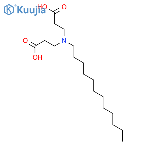 N-(2-Carboxyethyl)-N-dodecyl-beta-alanine structure