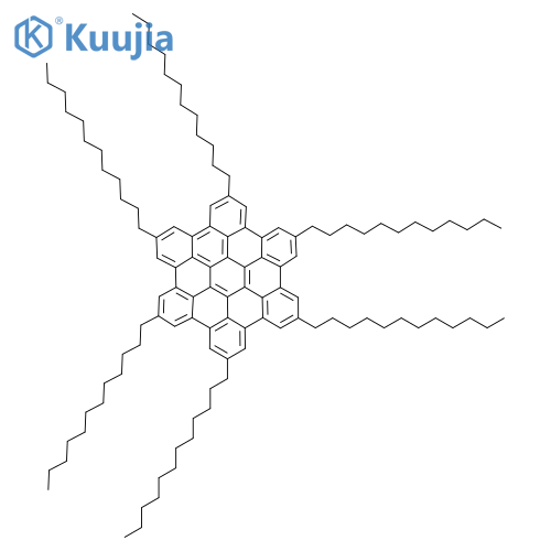 Hexa-dodecyl-hexa-peri-hexabenzocoronene structure
