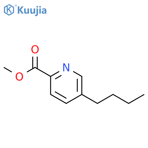 methyl 5-butylpyridine-2-carboxylate structure