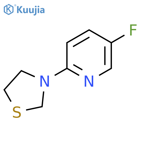 3-(5-Fluoropyridin-2-yl)thiazolidine structure