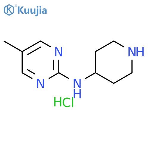 5-Methyl-N-(piperidin-4-yl)pyrimidin-2-amine dihydrochloride structure