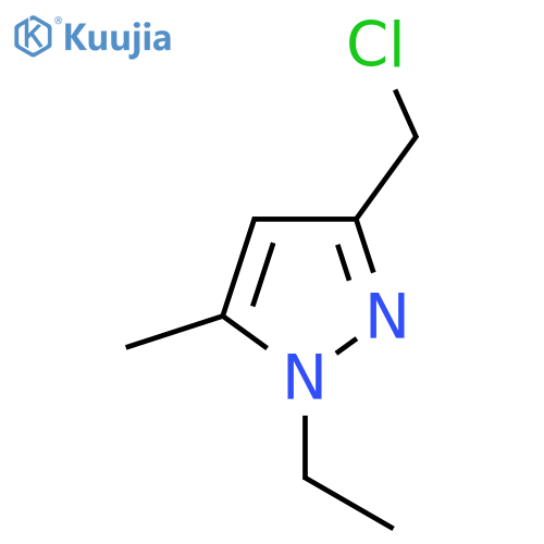 3-(chloromethyl)-1-ethyl-5-methyl-1H-pyrazole structure