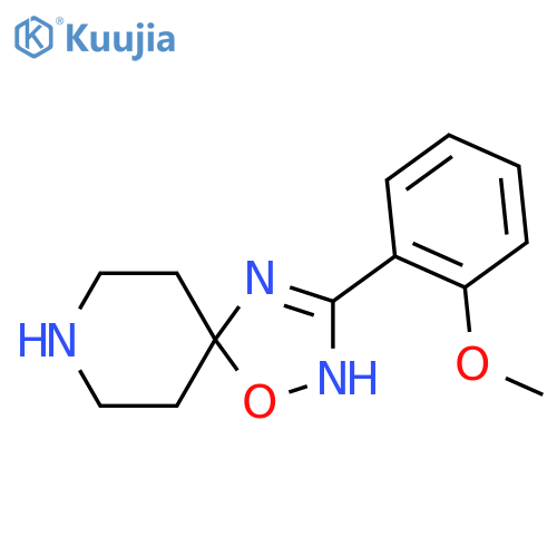 3-(2-Methoxyphenyl)-1-oxa-2,4,8-triazaspiro[4.5]dec-2-ene structure