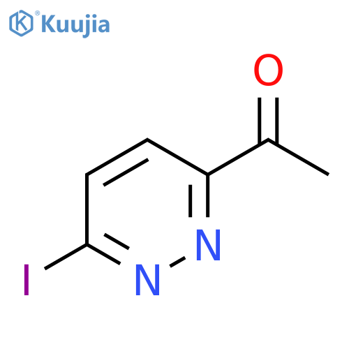 1-(6-Iodo-pyridazin-3-yl)-ethanone structure