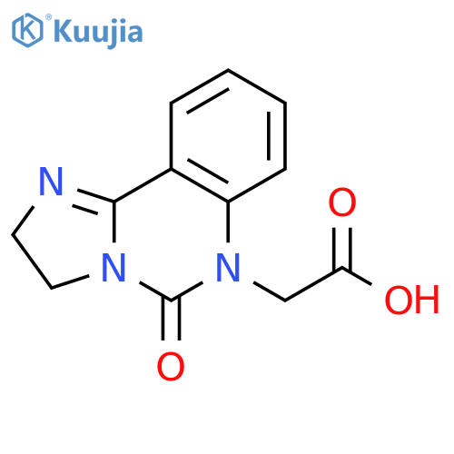 (5-Oxo-2,3-dihydro-imidazo[1,2-c]quinazolin-6-yl)-acetic acid structure