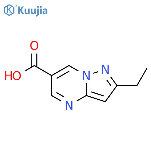 2-Ethylpyrazolo[1,5-a]pyrimidine-6-carboxylic acid structure