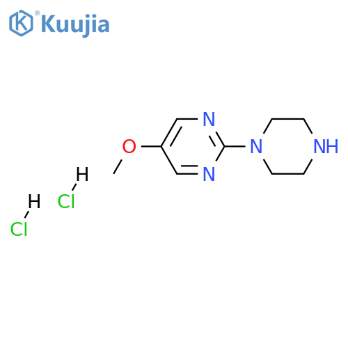 5-Methoxy-2-(piperazin-1-yl)pyrimidine dihydrochloride structure