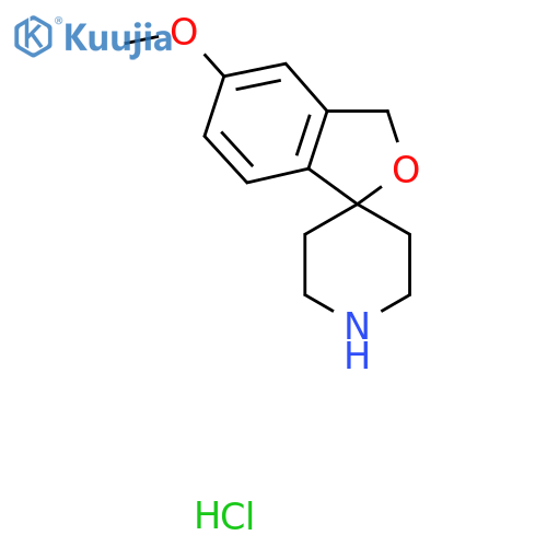 5-Methoxy-3H-spiro[2-benzofuran-1,4'-piperidine] hydrochloride structure