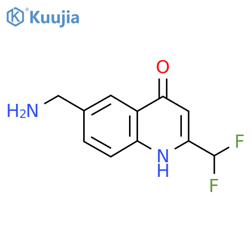 6-(Aminomethyl)-2-(difluoromethyl)quinolin-4(1H)-one structure