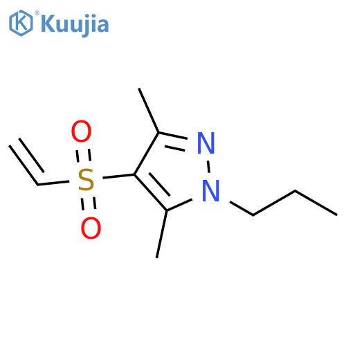 4-Ethenesulfonyl-3,5-dimethyl-1-propyl-1H-pyrazole structure