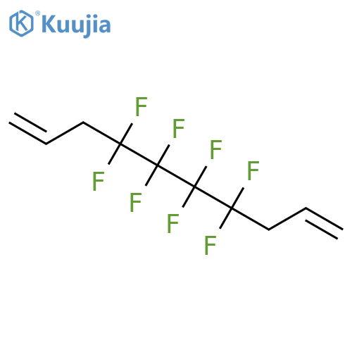 4,4,5,5,6,6,7,7-octafluorodeca-1,9-diene structure