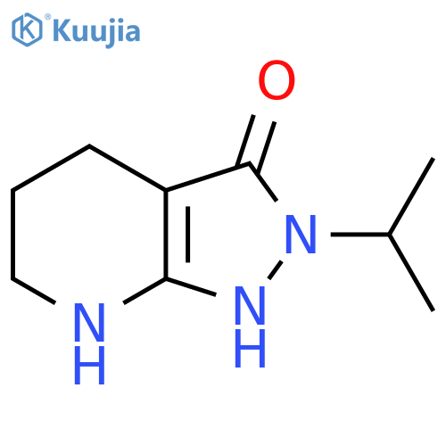 2-Isopropyl-4,5,6,7-tetrahydro-2H-pyrazolo[3,4-b]pyridin-3-ol structure