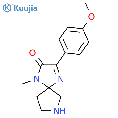 3-(4-Methoxyphenyl)-1-methyl-1,4,7-triazaspiro[4.4]non-3-en-2-one structure