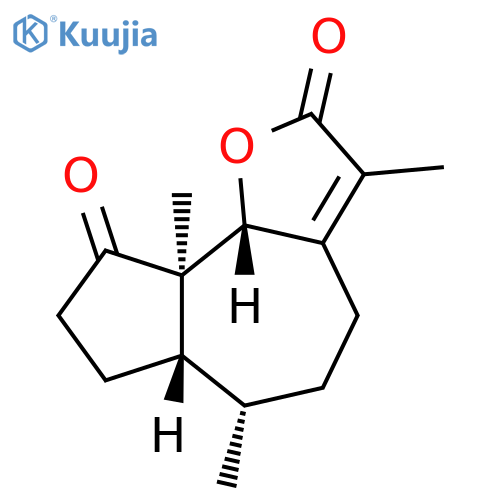 Azuleno[4,5-b]furan-2,9-dione,4,5,6,6a,7,8,9a,9b-octahydro-3,6,9a-trimethyl-, (6S,6aS,9aR,9bR)- structure