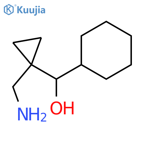 (1-Aminomethyl-cyclopropyl)-cyclohexyl-methanol structure