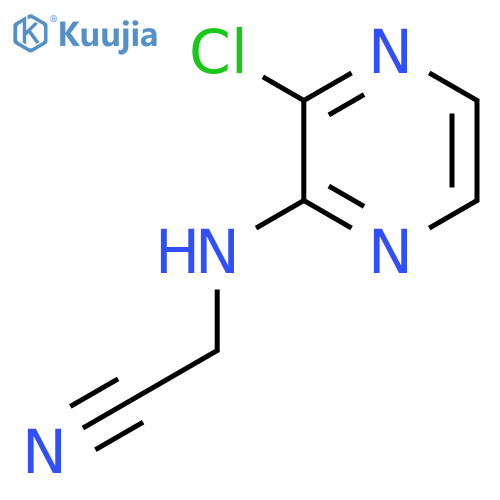 2-((3-Chloropyrazin-2-yl)amino)acetonitrile structure