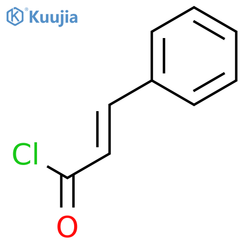 trans-Cinnamoyl chloride structure