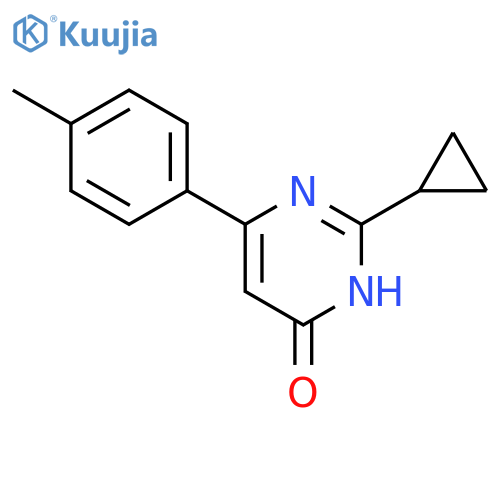 2-cyclopropyl-6-(p-tolyl)pyrimidin-4-ol structure