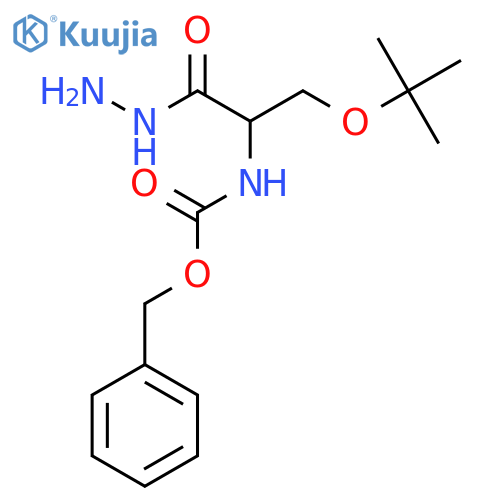 (S)-Benzyl (3-(tert-butoxy)-1-hydrazinyl-1-oxopropan-2-yl)carbamate structure