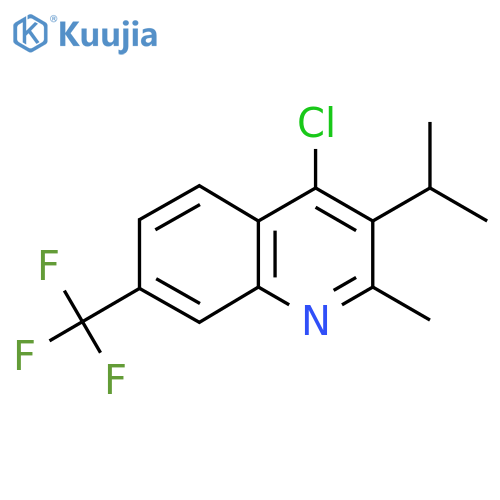 4-Chloro-3-isopropyl-2-methyl-7-(trifluoromethyl)quinoline structure