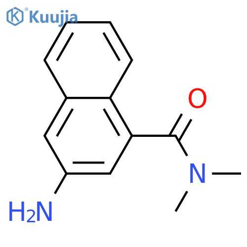 3-Amino-N,N-dimethyl-1-naphthamide structure