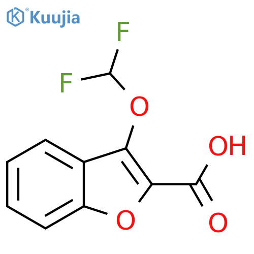 3-Difluoromethoxy-benzofuran-2-carboxylic acid structure