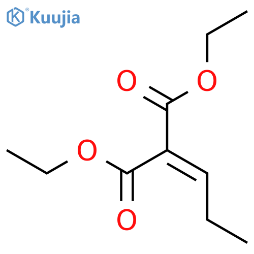 Propanedioic acid, propylidene-, diethyl ester structure