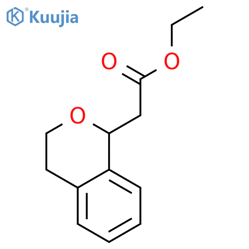 Ethyl 1-isochromanylacetate structure