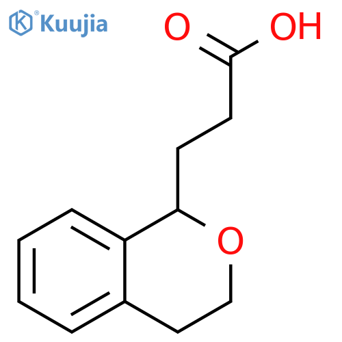 1H-2-Benzopyran-1-propanoic acid, 3,4-dihydro- structure