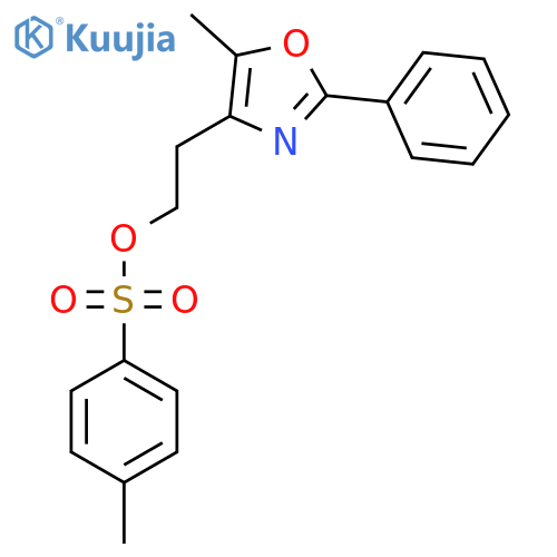 2-(5-Methyl-2-phenyloxazol-4-yl)ethyl 4-methylbenzenesulfonate structure
